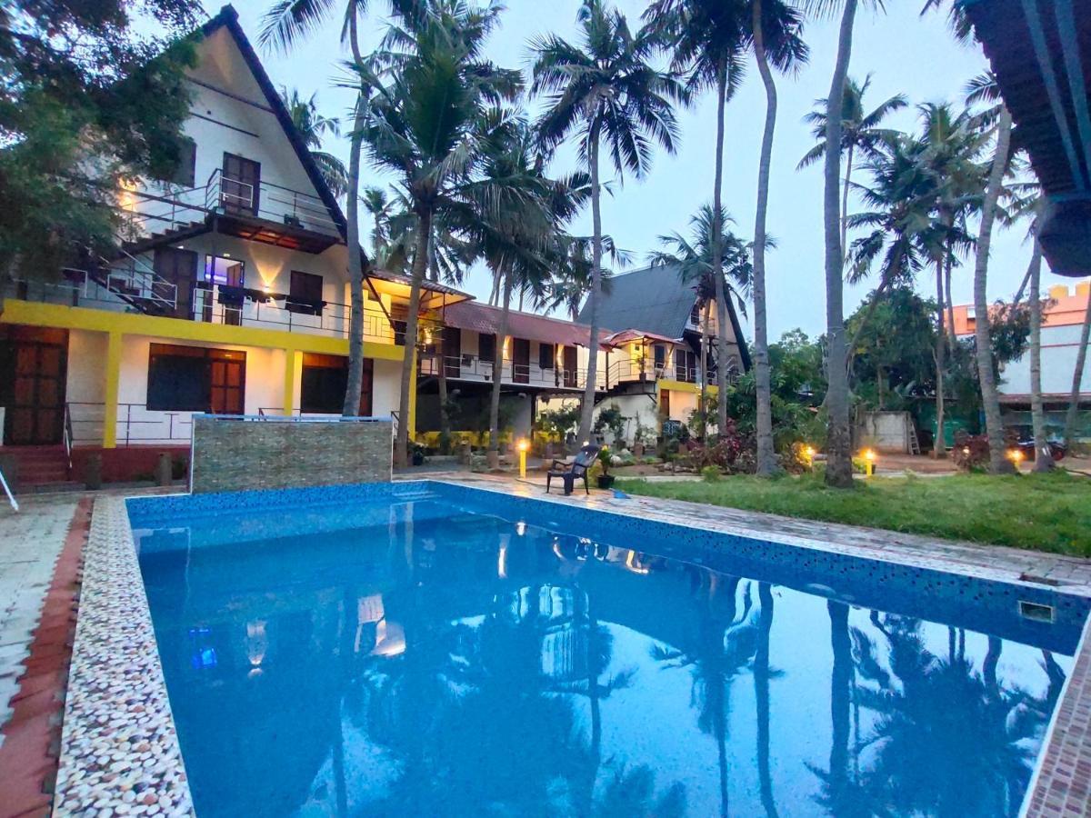 Pv Cottages - Serenity Beach Pondicherry Bagian luar foto