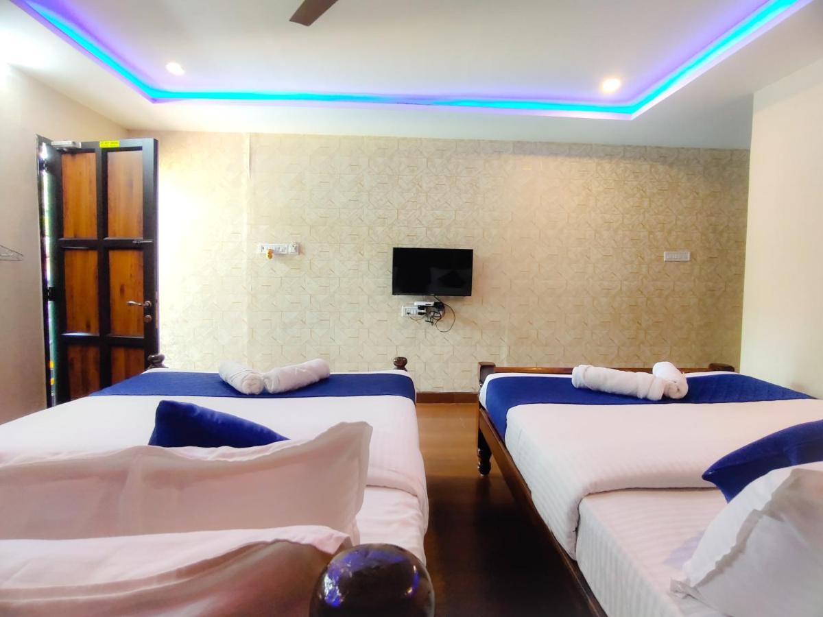 Pv Cottages - Serenity Beach Pondicherry Bagian luar foto